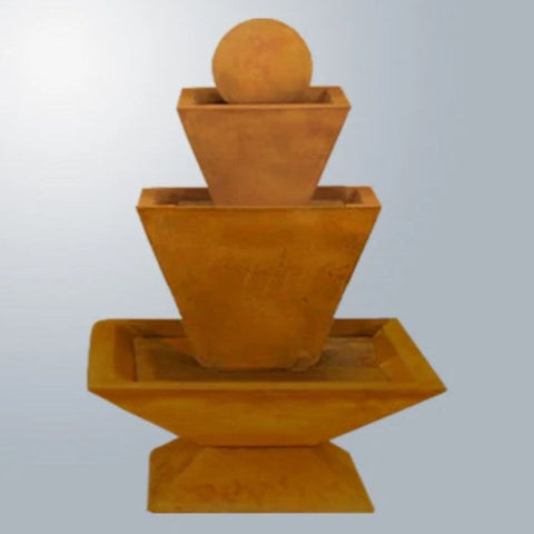 Giannini Garden Combo Fountain With Gray Gradient Background