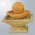 Thumbnail for Giannini Garden Coppa Two Tier Fountain With Gray Gradient Background