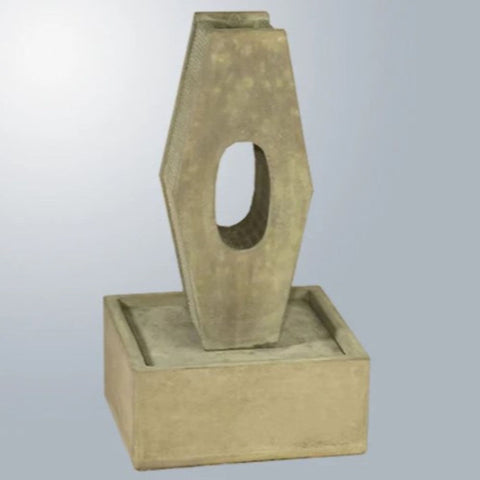 Giannini Garden Diamond Fountain With Gray Gradient Background