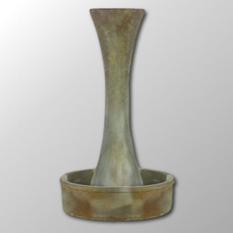 Giannini Garden Equinox Round Fountain With Gray Gradient Background