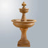 Thumbnail for Giannini Garden Fleur De Lis Two Tier Fountain With Gray Gradient Background
