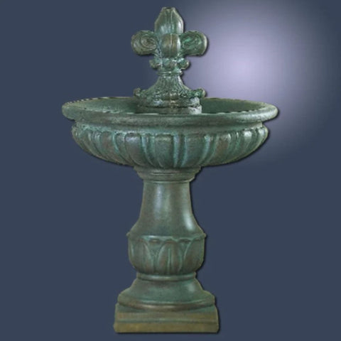 Giannini Garden Florentine Outdoor Water Fountain With Gradient Colored Background