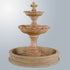 Thumbnail for Giannini Garden Gardenia Two Tier Pond Fountain With Gray Gradient Background