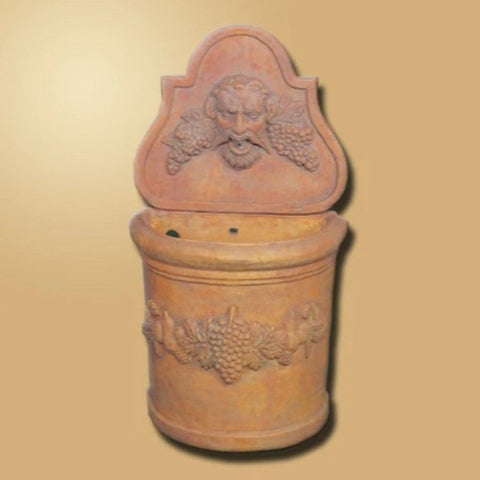 Giannini Garden Gargoyle Fountain With Gradient Color Background