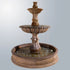 Thumbnail for Giannini Garden Grandis Calanthia Two Tier Pond Fountain With Gray Gradient Background