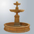 Thumbnail for Giannini Garden Hampton Tall Pond Fountain With Gray Gradient Background