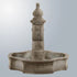 Thumbnail for Giannini Garden Lorraine Pond Fountain With Monaco Finial With Gray Gradient Background