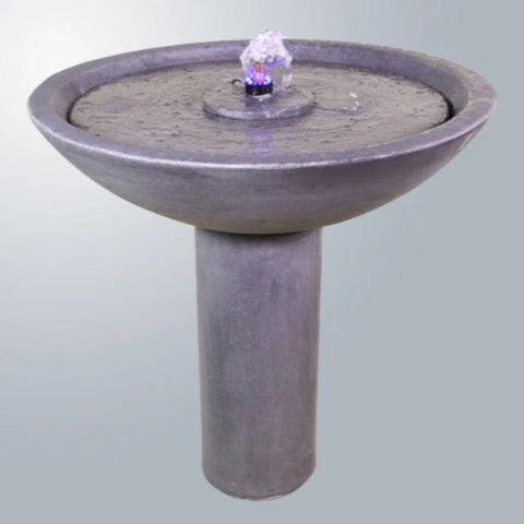 Giannini Garden Marina Fountain Tall With Gray Gradient Background