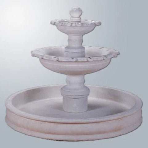Giannini Garden Marina Pond Fountain With Gradient Color Background