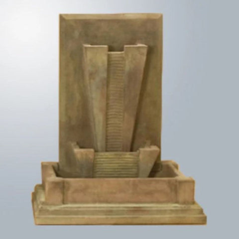 Giannini Garden Metro Wall Fountain With Gray Gradient Background