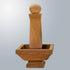 Thumbnail for Giannini Garden Mod Twist Fountain Short With Ball With Gray Gradient Background