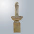 Thumbnail for Giannini Garden Mod Twist Fountain Tall With Ball With Gray Gradient Background