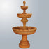 Thumbnail for Giannini Garden Monegasque Lion Three Tier Fountain With Gray Gradient Background