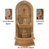Thumbnail for Giannini Garden Monterosso Wall Fountain With Pond With Three Color Option In Plain White Background