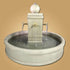 Thumbnail for Giannini Garden Napa Round Pond Fountain for Bronze Spouts With Beige Color Background