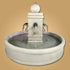 Thumbnail for Giannini Garden Napa Round Pond Fountain for Rustic Spouts With Beige Color Background