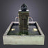 Thumbnail for Giannini Garden Napa Square Pond Fountain with Copper Spouts With Dark Color Background