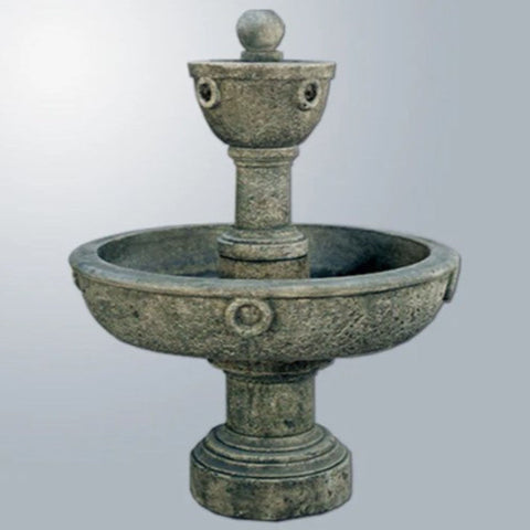 Giannini Garden Nocera Outdoor Water Fountain With Colored Background