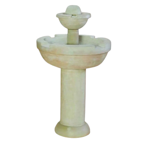 Giannini Garden Nuova Garden Water Fountain With Plain White Background