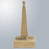 Thumbnail for Giannini Garden Obelisk Fountain With Ball Base With Gray Gradient Background
