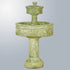 Thumbnail for Giannini Garden Paestum Two Tier Outdoor Water Fountain with Tall Base With Gray Gradient Background