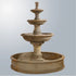 Thumbnail for Giannini Garden Pavana Three Tier Pond Fountain With Gray Gradient Background