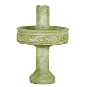 Giannini Garden Pompeii Column Outdoor Fountain with Tall Base With Plain White Background
