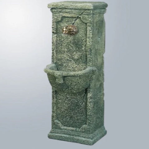 Giannini Garden Ponte Latina Outdoor Water Fountain For Spout With Colored Background