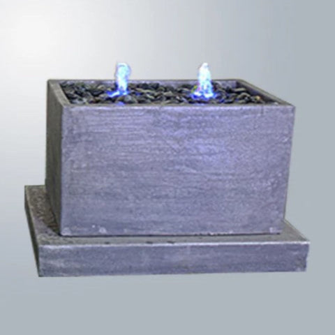 Giannini Garden Pyxis Fountain Short With Gray Gradient Background