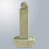 Thumbnail for Giannini Garden Rock Pillar Fountain With Ball With Gray Gradient Background
