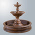 Thumbnail for Giannini Garden Sienna Pond Fountain With Gray Gradient Background