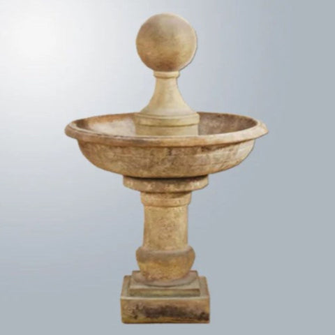 Giannini Garden Stratos Fountain With Gray Gradient Background