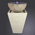 Thumbnail for Giannini Garden Tapered Zen Fountain Large With Dark Gray Background