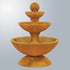 Thumbnail for Giannini Garden Terso Three Tier Fountain Short With Spillways With Gray Gradient Background