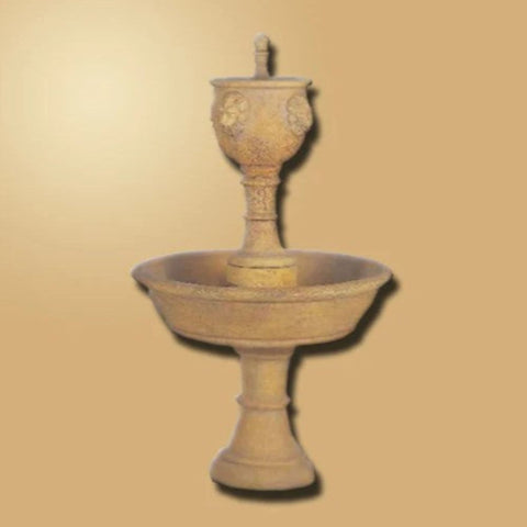 Giannini Garden Tiberina Fountain With Gradient Color Background