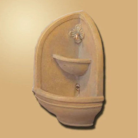 Giannini Garden Tuscan Corner Wall Fountain With Gradient Color Background