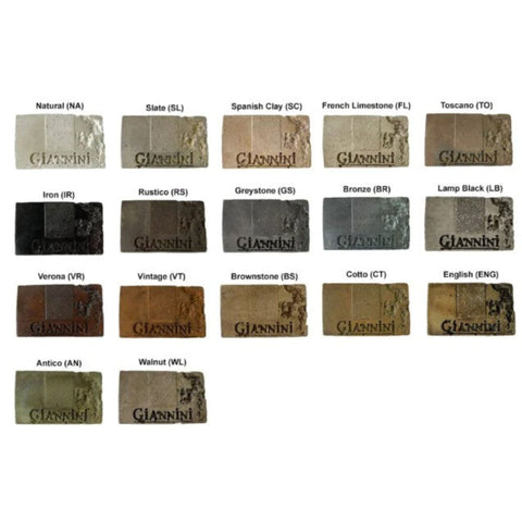 Giannini Garden Tuscany Wall Fountain Color Options