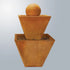 Thumbnail for Giannini Garden Two Tier Fountain With Ball With Gray Gradient Background