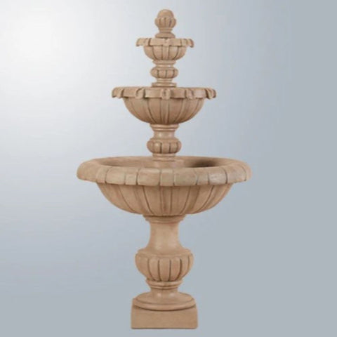 Giannini Garden Versailles Garden Fountain With Gray Gradient Background