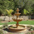 Thumbnail for Giannini Garden Versailles Garden Pond Fountain With Palm Trees And Stone Wall Background