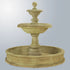 Thumbnail for Giannini Garden Villa Santini Two Tier Pond Fountain Tall With Gray Gradient Background