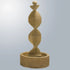 Thumbnail for Giannini Garden Water Spiral with Round Bowl and Ball Finial With Gray Gradient Background