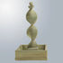 Thumbnail for Giannini Garden Water Spiral with Square Bowl and Ball Finial With Gray Gradient Background