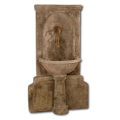 Giannini Imperia Antica Wall Fountain For Rustic Spout With Plain White Background
