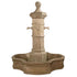 Thumbnail for Giannini Octavia Fountain with 70inch Monaco Pond For Large Formal Entry Pools With Plain White Background