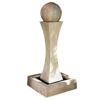Thumbnail for Gist 9 Tall I With Ball Garden Water Fountain With Plain White Background