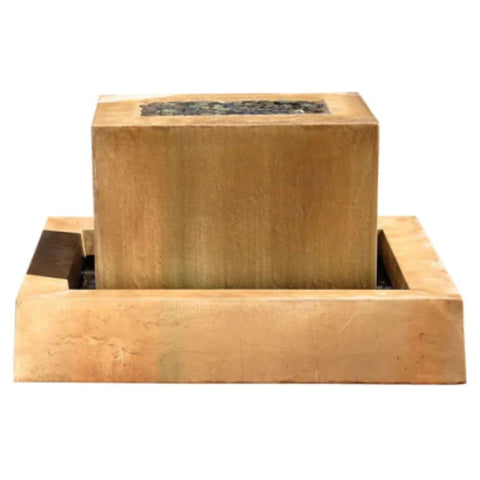 Gist Linear Garden Water Fountain With White Background