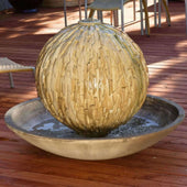 Gist Rubix Garden Water Fountain With Chairs In The Background