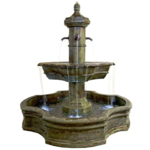 Grand Roubaix Pond Fountain For Spouts With Plain White Background