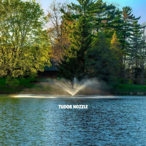 Great Lakes Nozzle Package Tudor Pattern Display With Colorful Trees